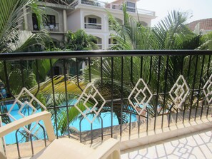 View from room - Riverside Regency Resort (Baga)