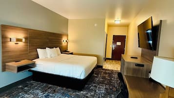 Ropa de cama de alta calidad y escritorio