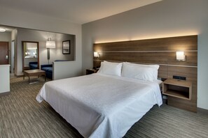 Suite, 1 King Bed | In-room safe, desk, blackout curtains, iron/ironing board - Holiday Inn Express & Suites Waukegan by IHG (Waukegan)