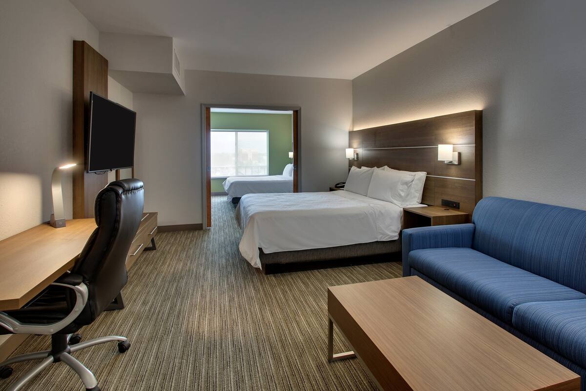 In-room safe, desk, blackout curtains, iron/ironing board