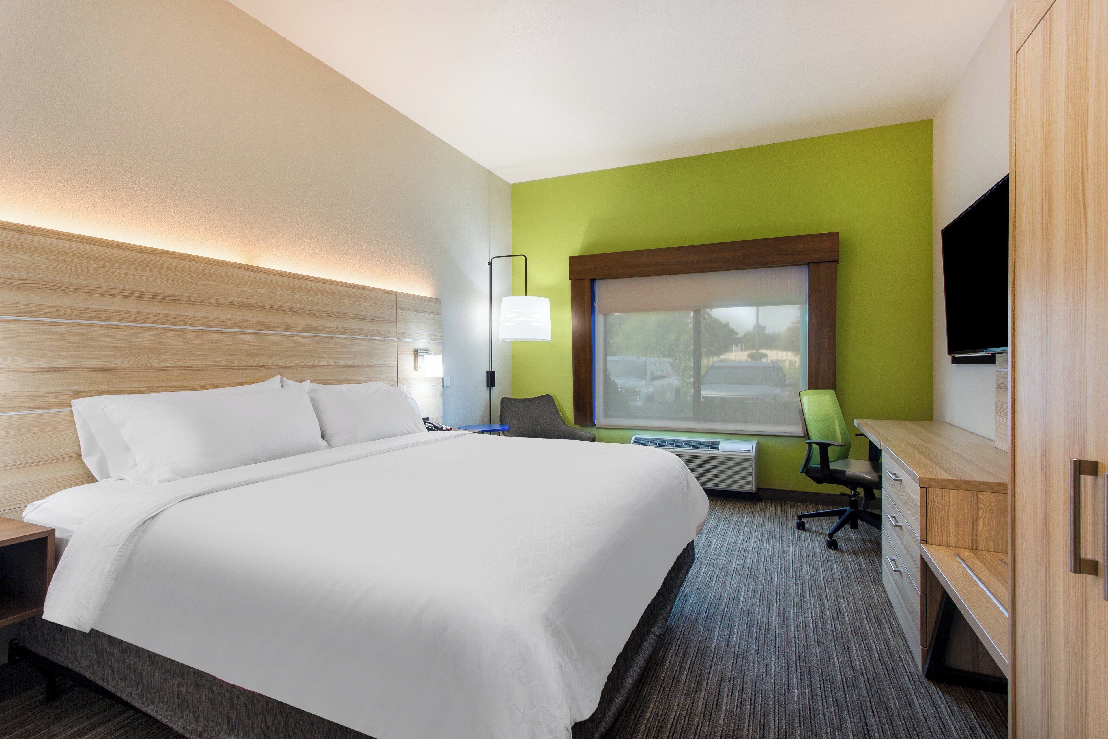 In-room safe, desk, laptop workspace, blackout drapes
