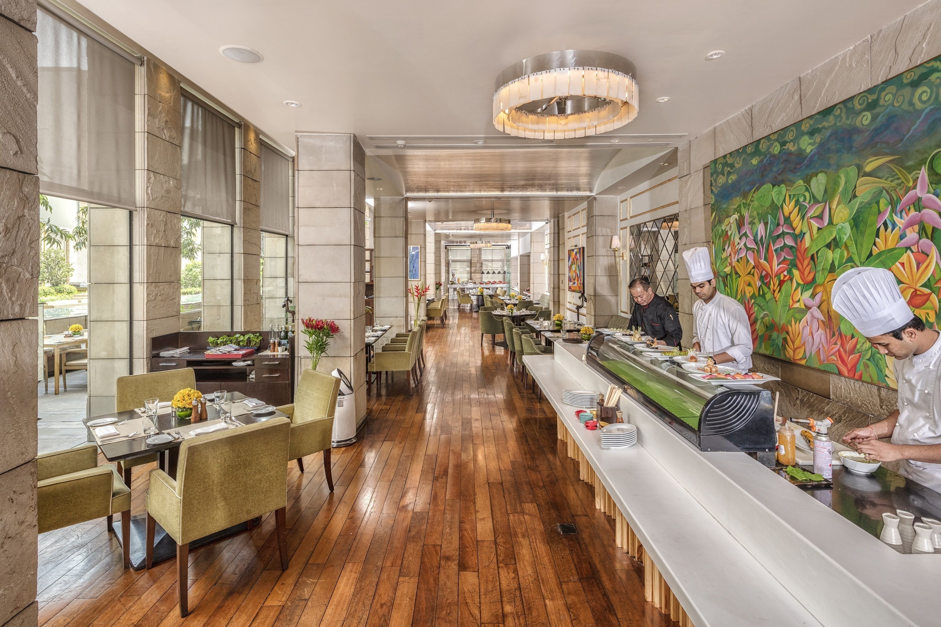 2 restaurants, breakfast, lunch, dinner served; indian cuisine