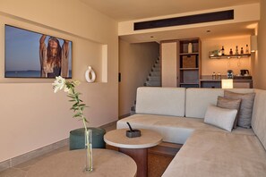 Flat-screen TV, pay movies