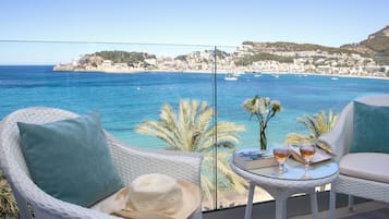 Suite, balcón, vista a la playa (2 adults) | Terraza o patio