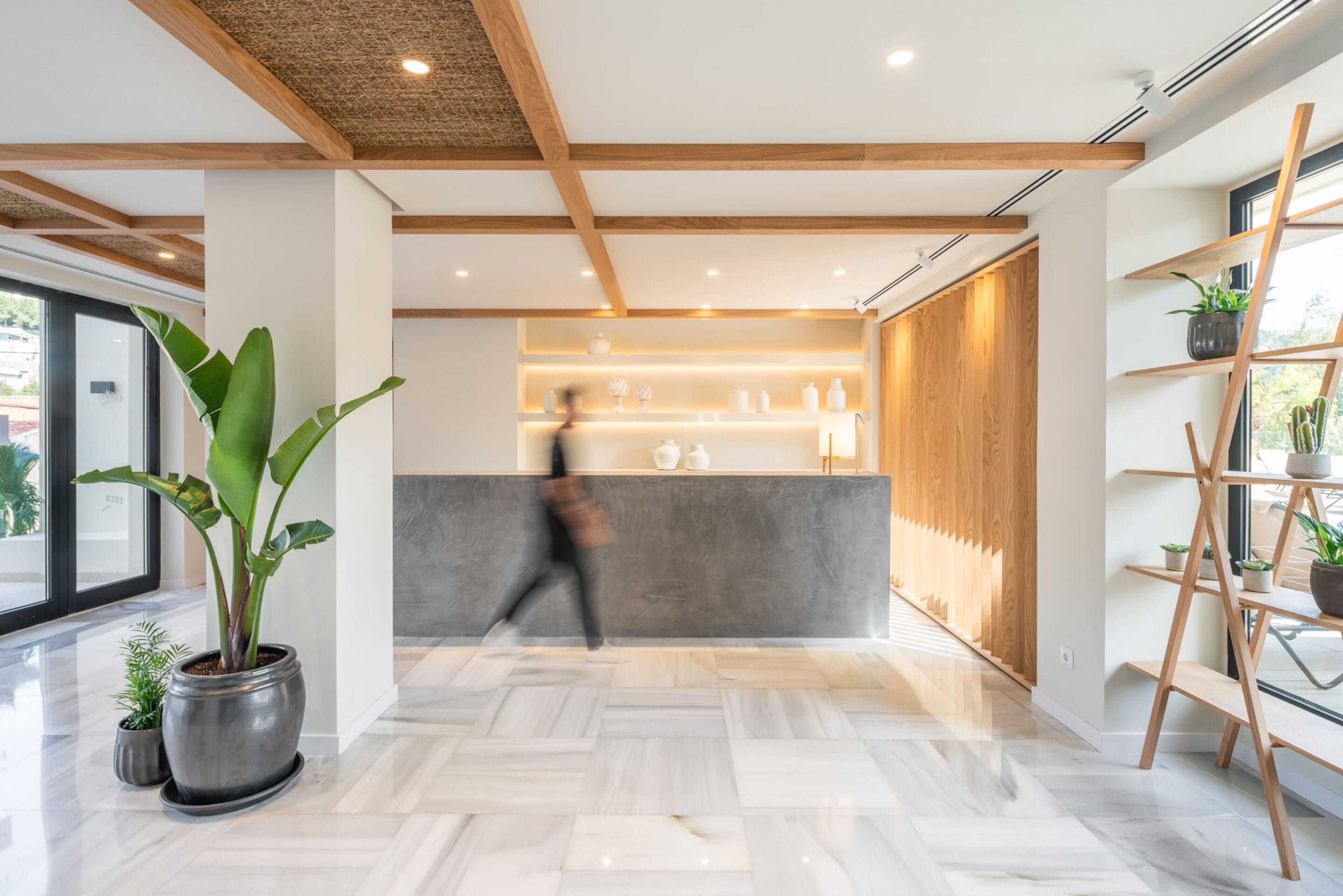 check-in/check-out kiosk