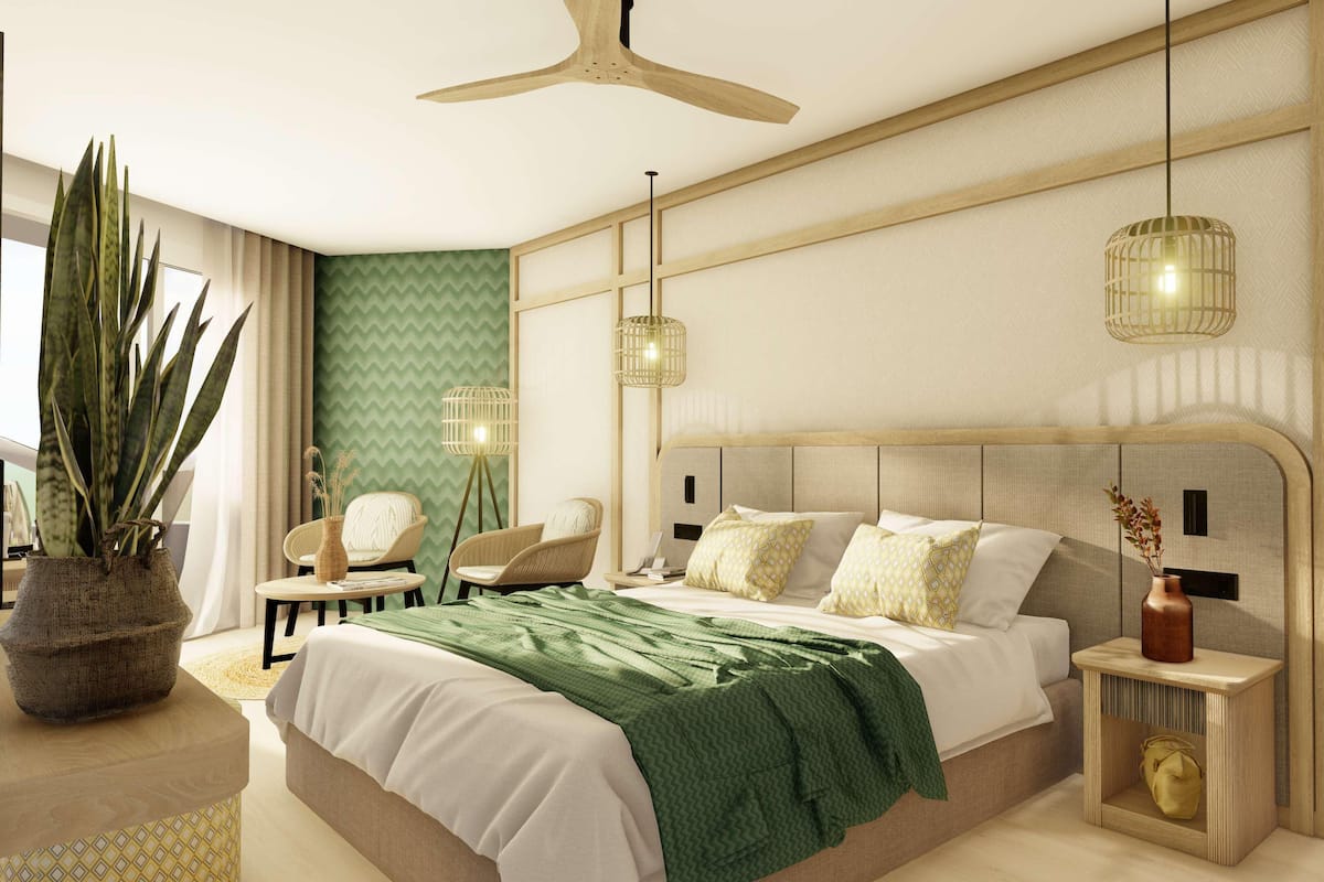 Kamer | 1 slaapkamer, een kluis op de kamer, een laptopwerkplek, gratis wifi