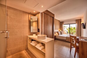 Chambre Double, balcon, vue mer | Salle de bain