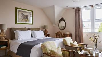 Hypo-allergenic bedding, individually decorated, individually furnished