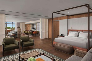 1 chambre, minibar, coffres-forts dans les chambres, bureau