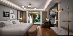 1 bedroom, minibar, in-room safe, desk