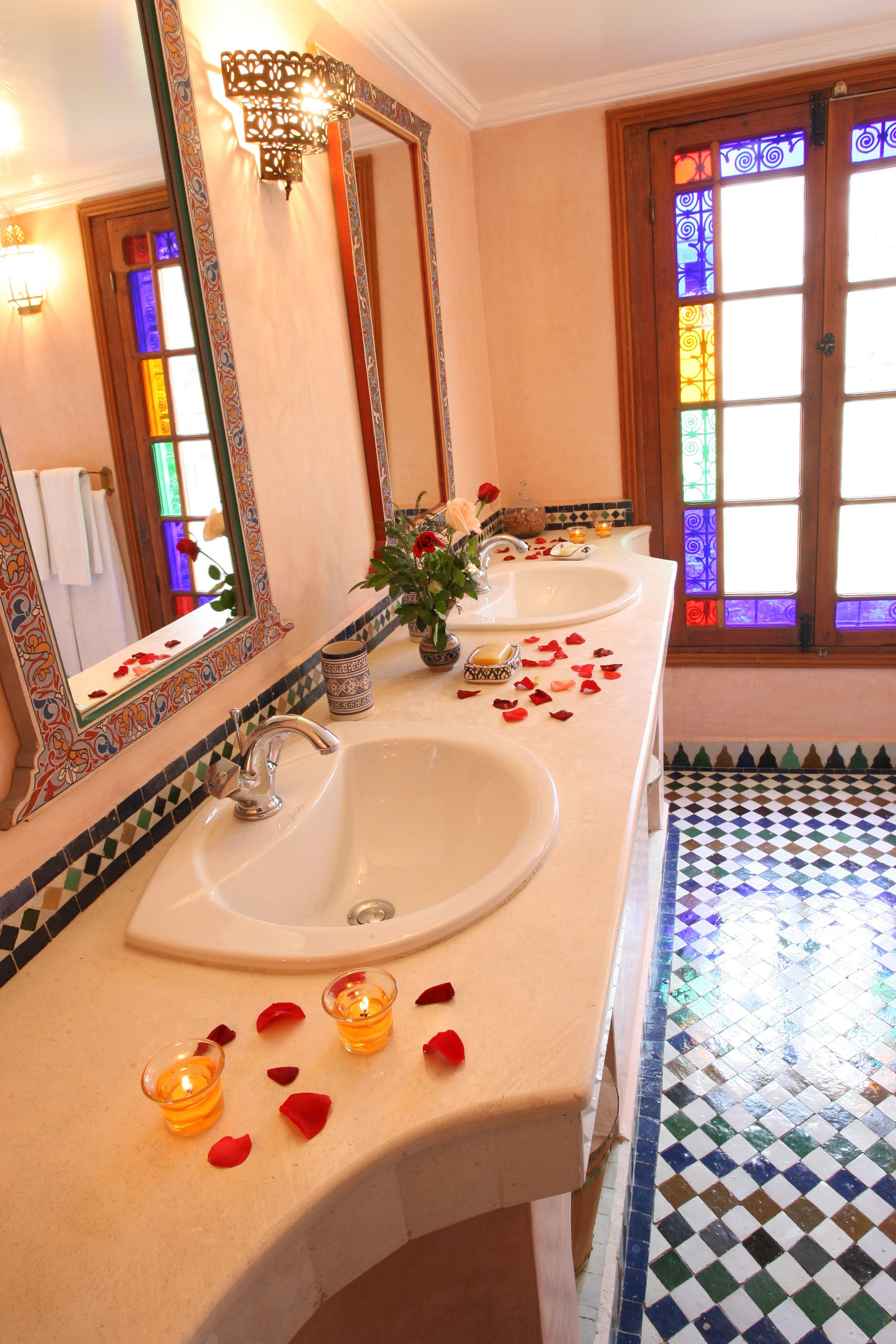 deluxe suite, jetted tub | bathroom | deep-soaking bathtub, free toiletries, hair dryer, bathrobes
