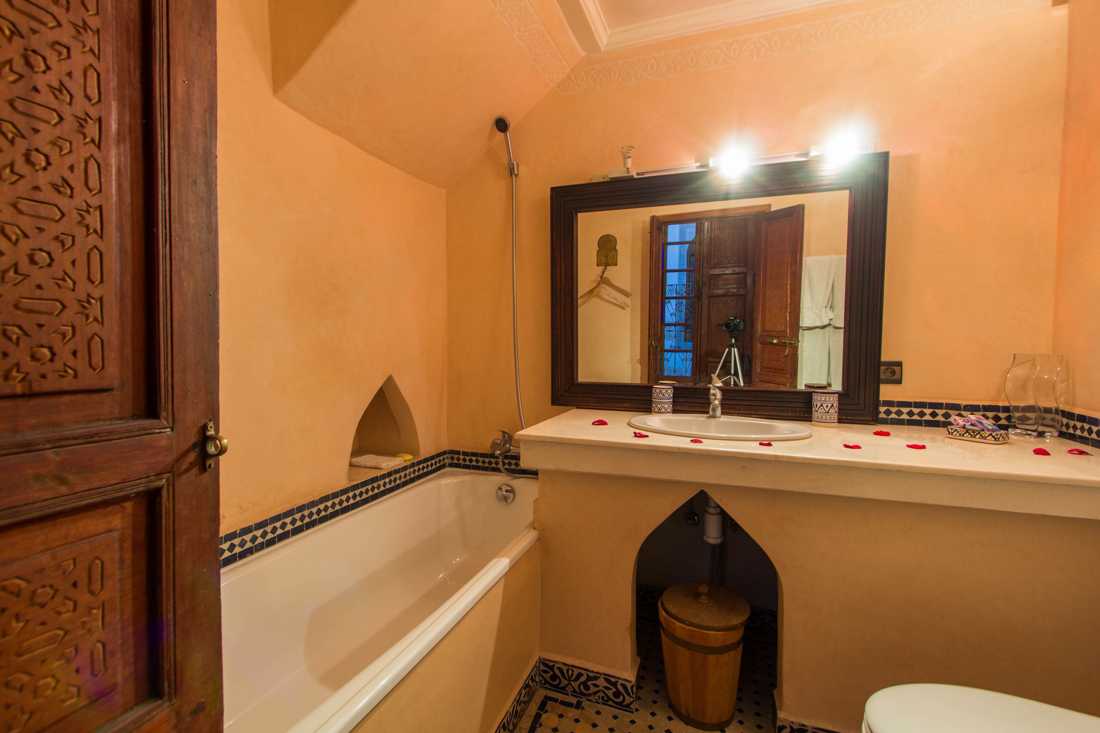 superior room | bathroom | deep-soaking bathtub, free toiletries, hair dryer, bathrobes