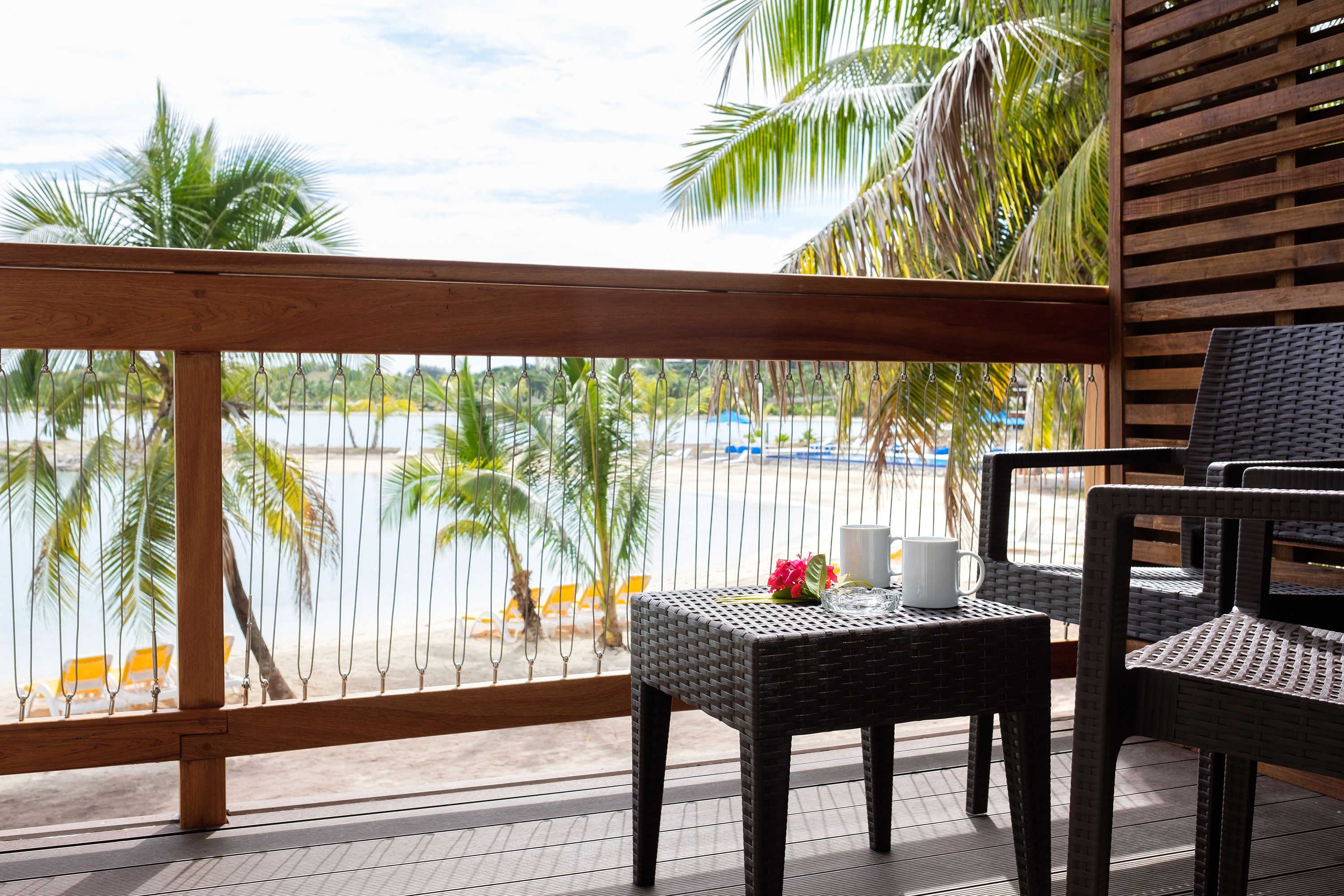Beachfront Hotel Room | Balcony view