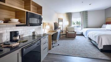 Studiosvit - 2 dubbelsängar - icke-rökare | 1 sovrum, sängtillbehör av högsta kvalitet, duntäcken och bäddmadrasser