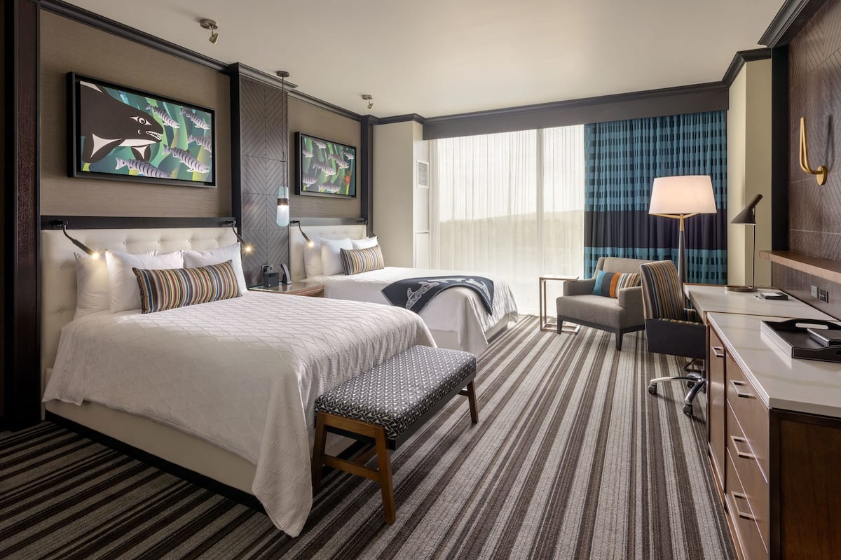 Resort Room, 2 Queen Beds | Premium bedding, alarm clocks
