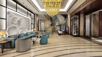 Sala de estar en el lobby