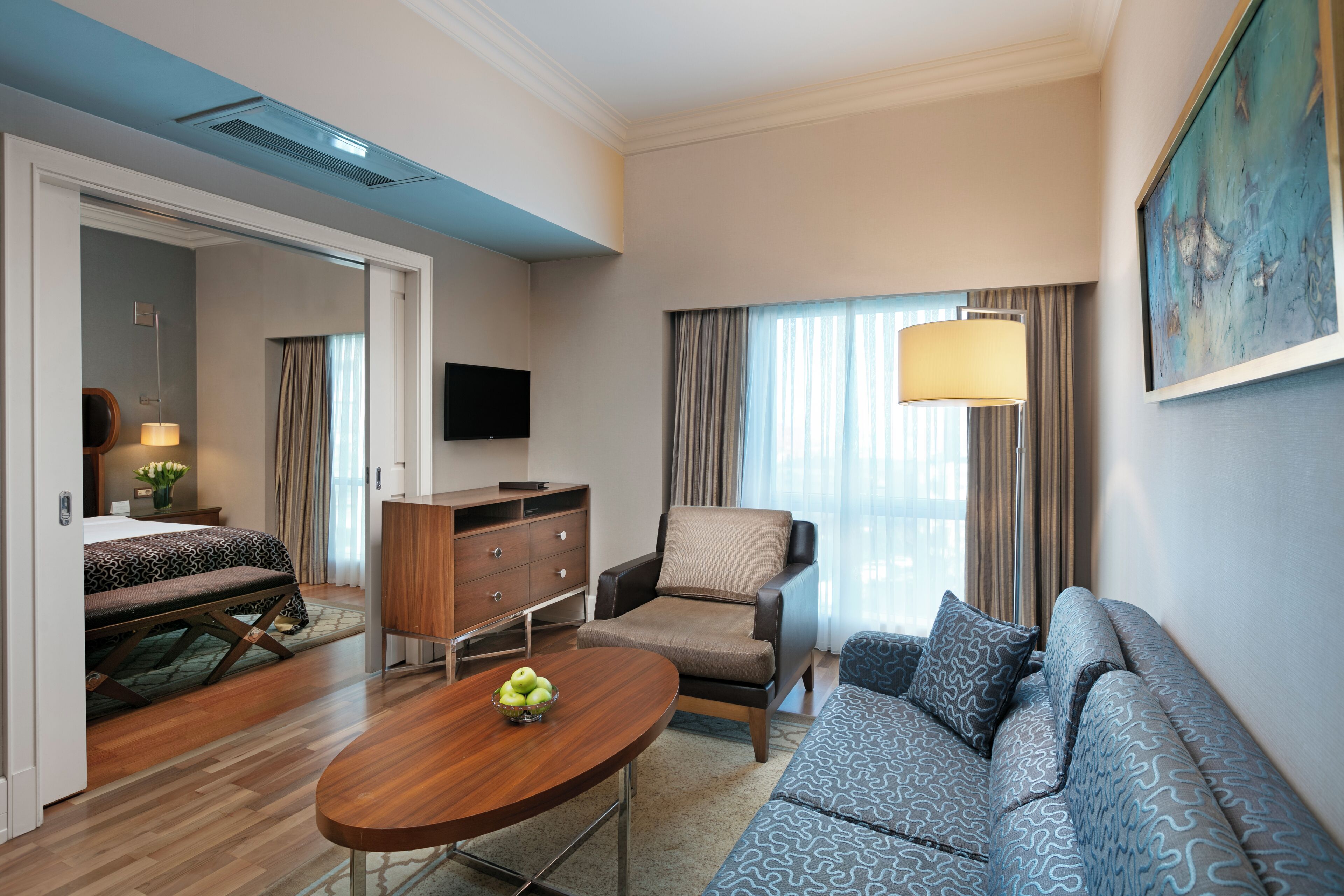club suite | 1 bedroom, premium bedding, minibar, in-room safe