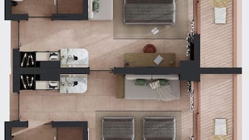 Standard Double Room, 1 Double Bed, Garden View | Room amenity