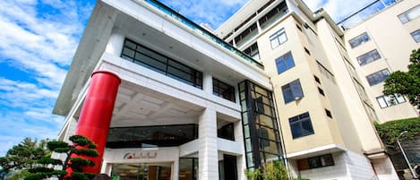 Majoituspaikan sisäänkäynti