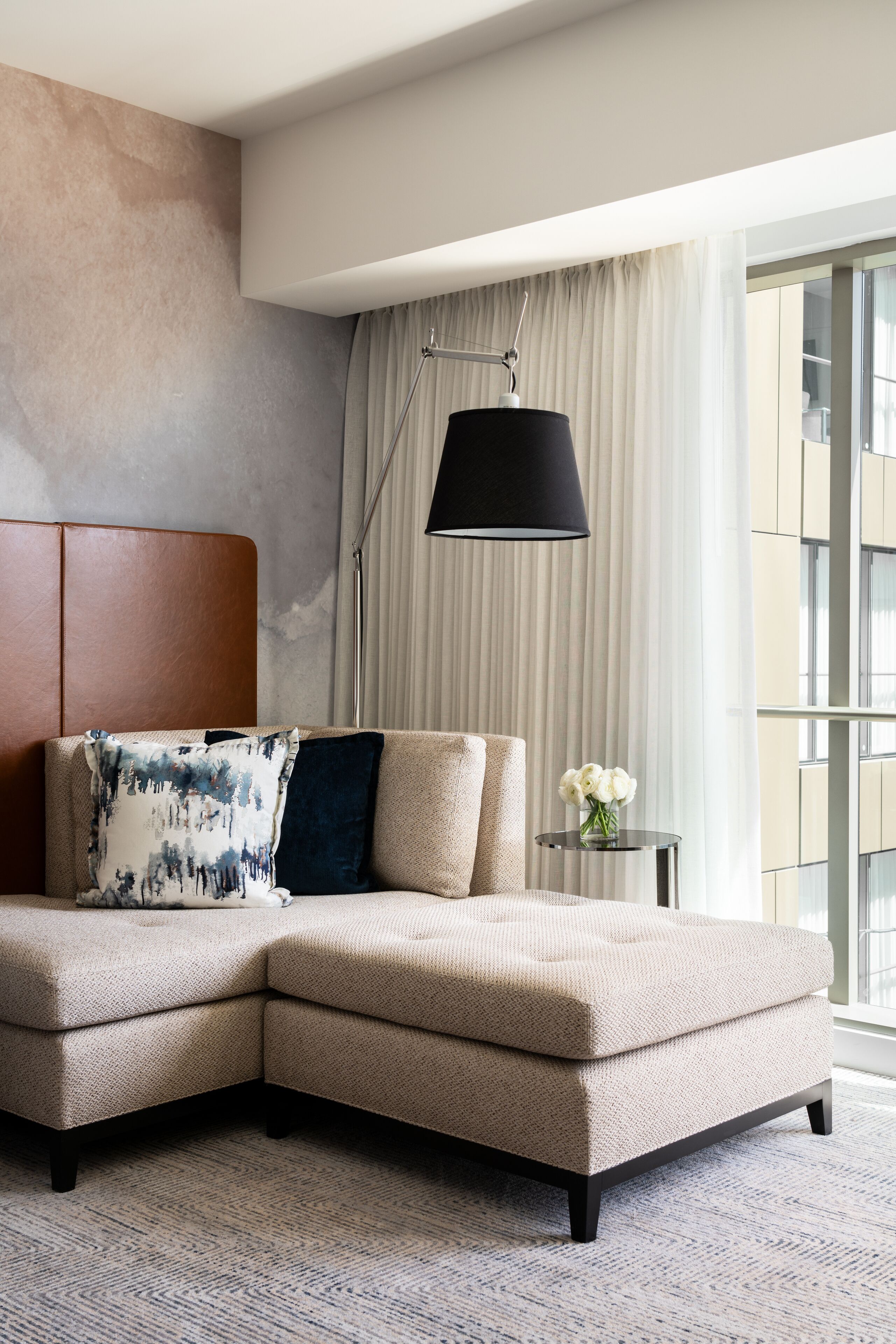 hypo-allergenic bedding, down duvets, pillow-top beds, minibar