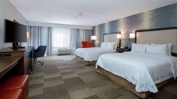 Room, 2 Queen Beds, Accessible, Non Smoking | Premium bedding, desk, laptop workspace, blackout drapes