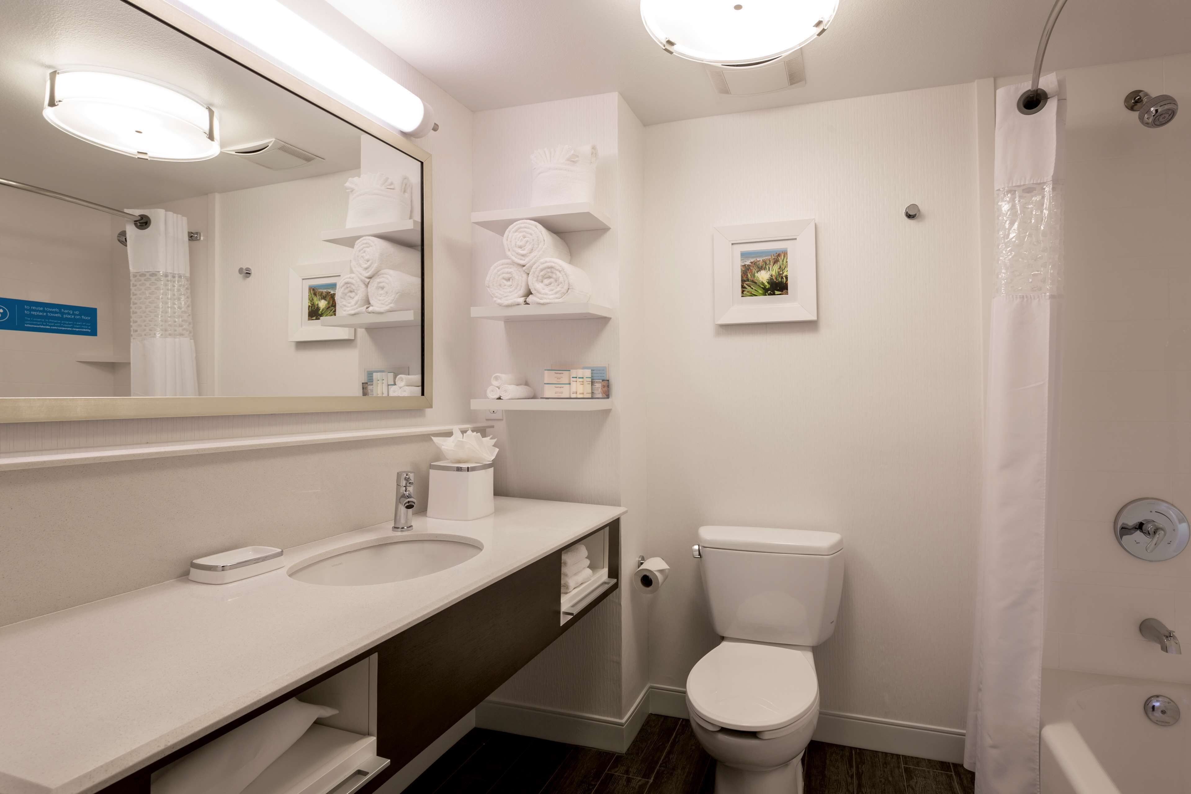two queen beds, non-smoking | bathroom | eco-friendly toiletries, hair dryer, towels