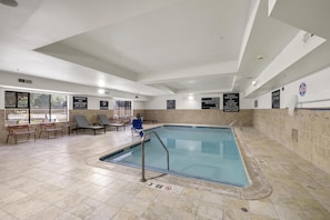 Una piscina techada