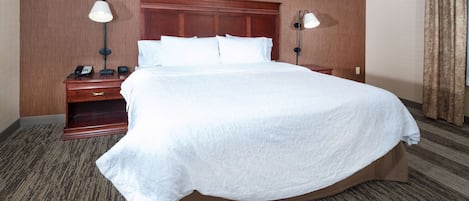 Desk, blackout curtains, iron/ironing board, free cots/infant beds