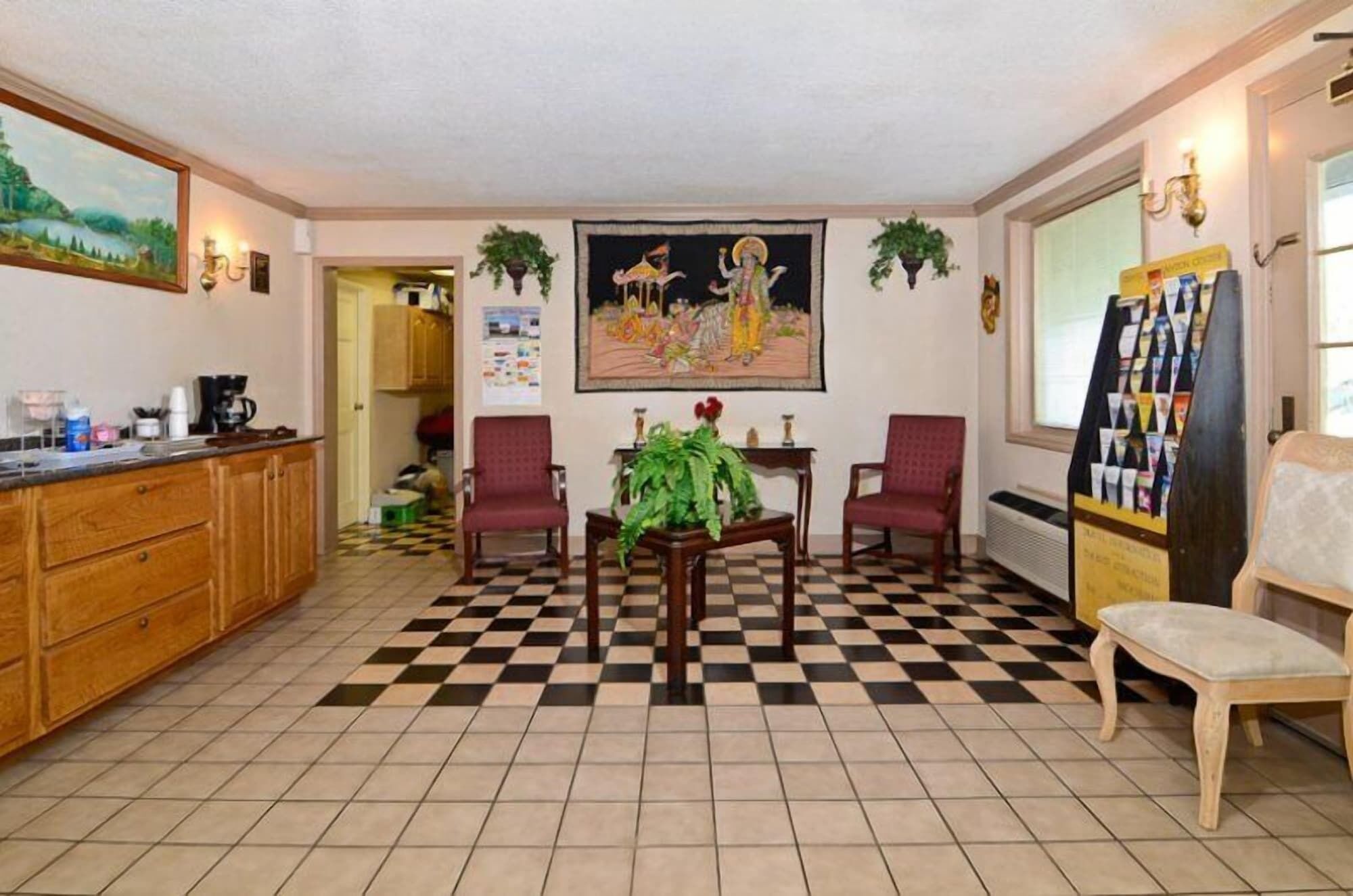 Lobby sitting area