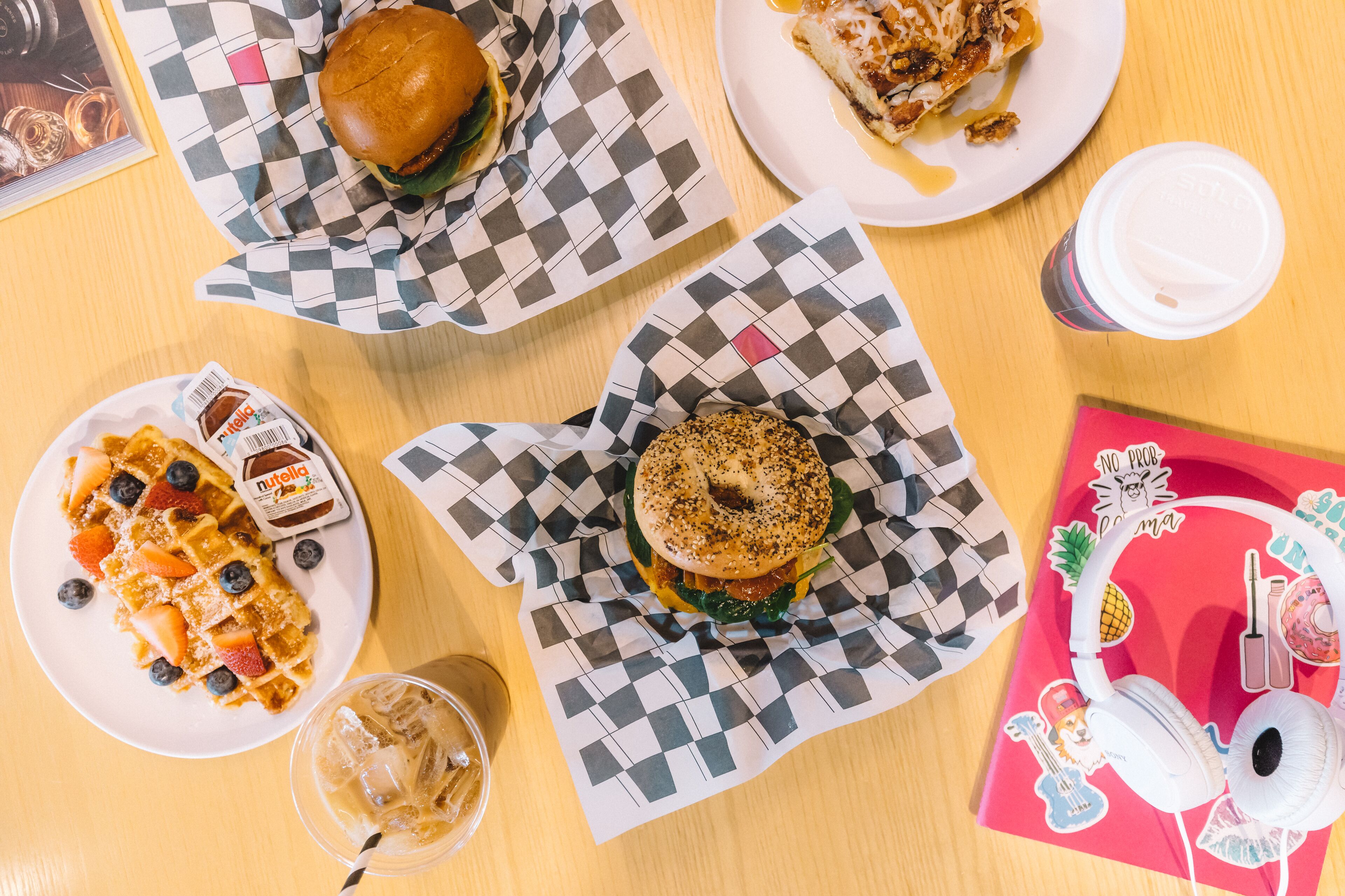 cooked-to-order breakfast for a fee