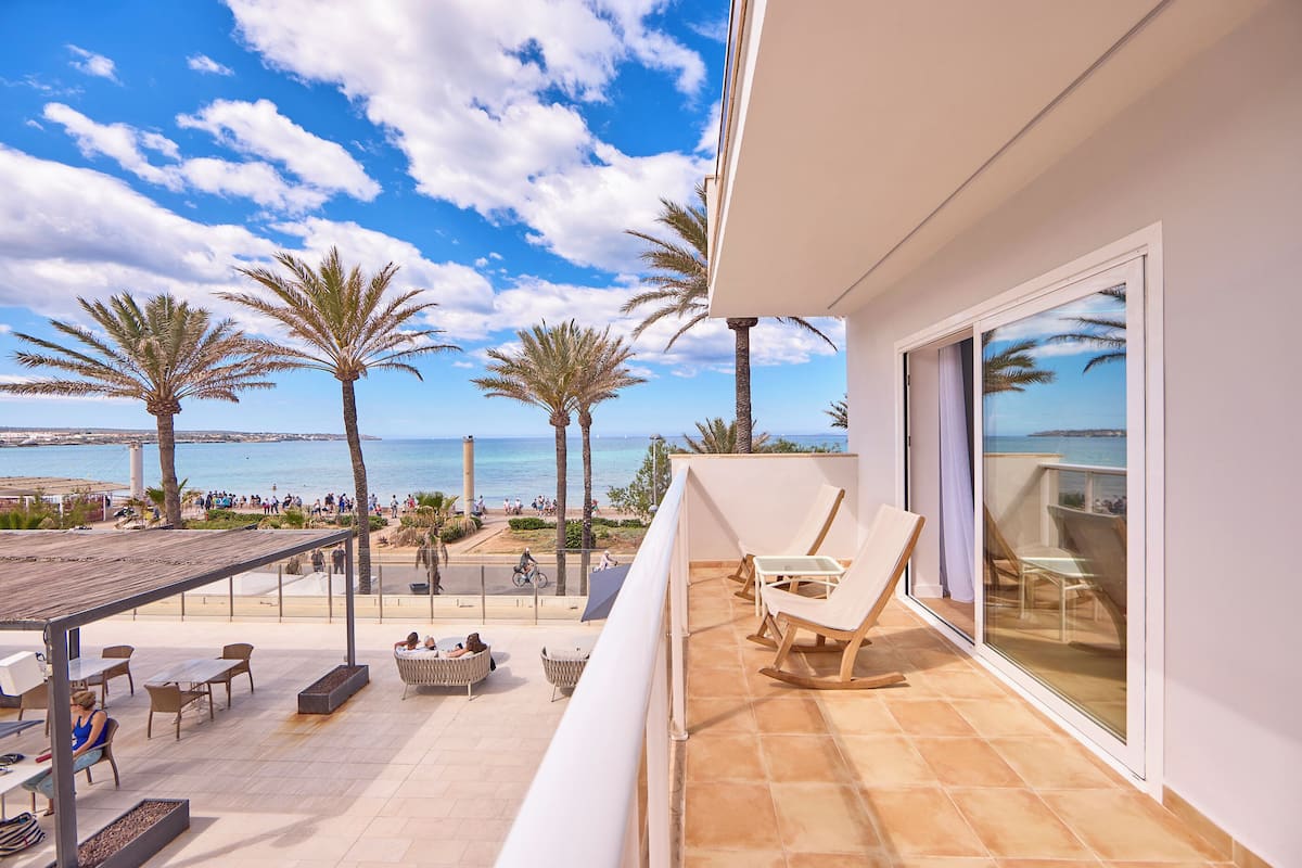 Junior Suite, Balcony, Partial Sea View (Lateral) | Balcony view