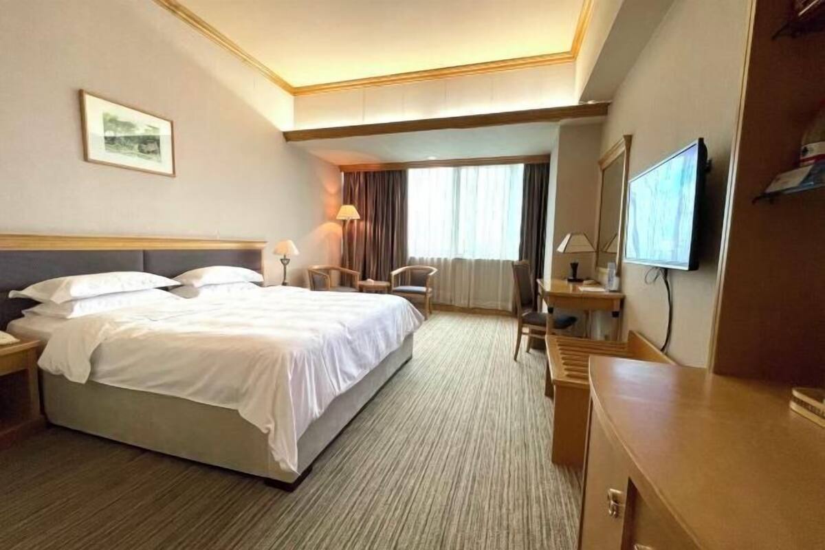 Literie de qualité supérieure, couette en duvet d'oie, minibar