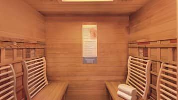 Sauna, soins corporels, soins d'aromathérapie