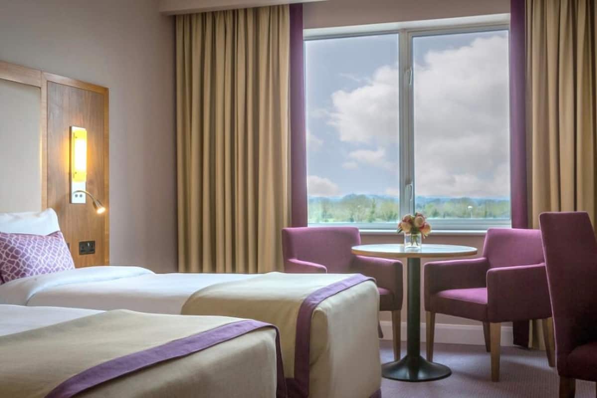 twin room, accessible | in-room safe, desk, blackout curtains, iron/ironing board