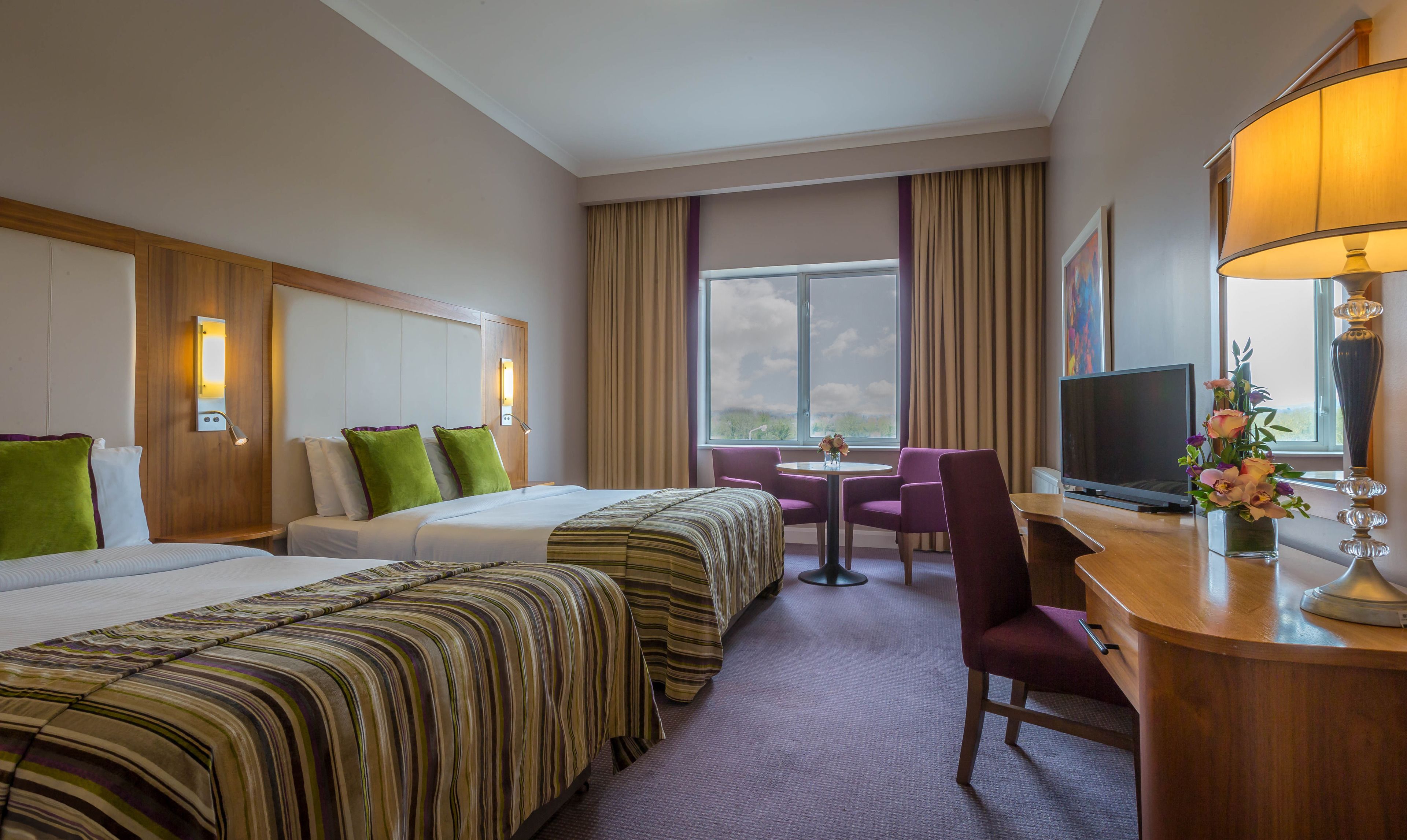 superior family room  | in-room safe, desk, blackout curtains, iron/ironing board