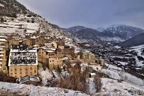 منظر من الجو على ارتفاع عالٍ