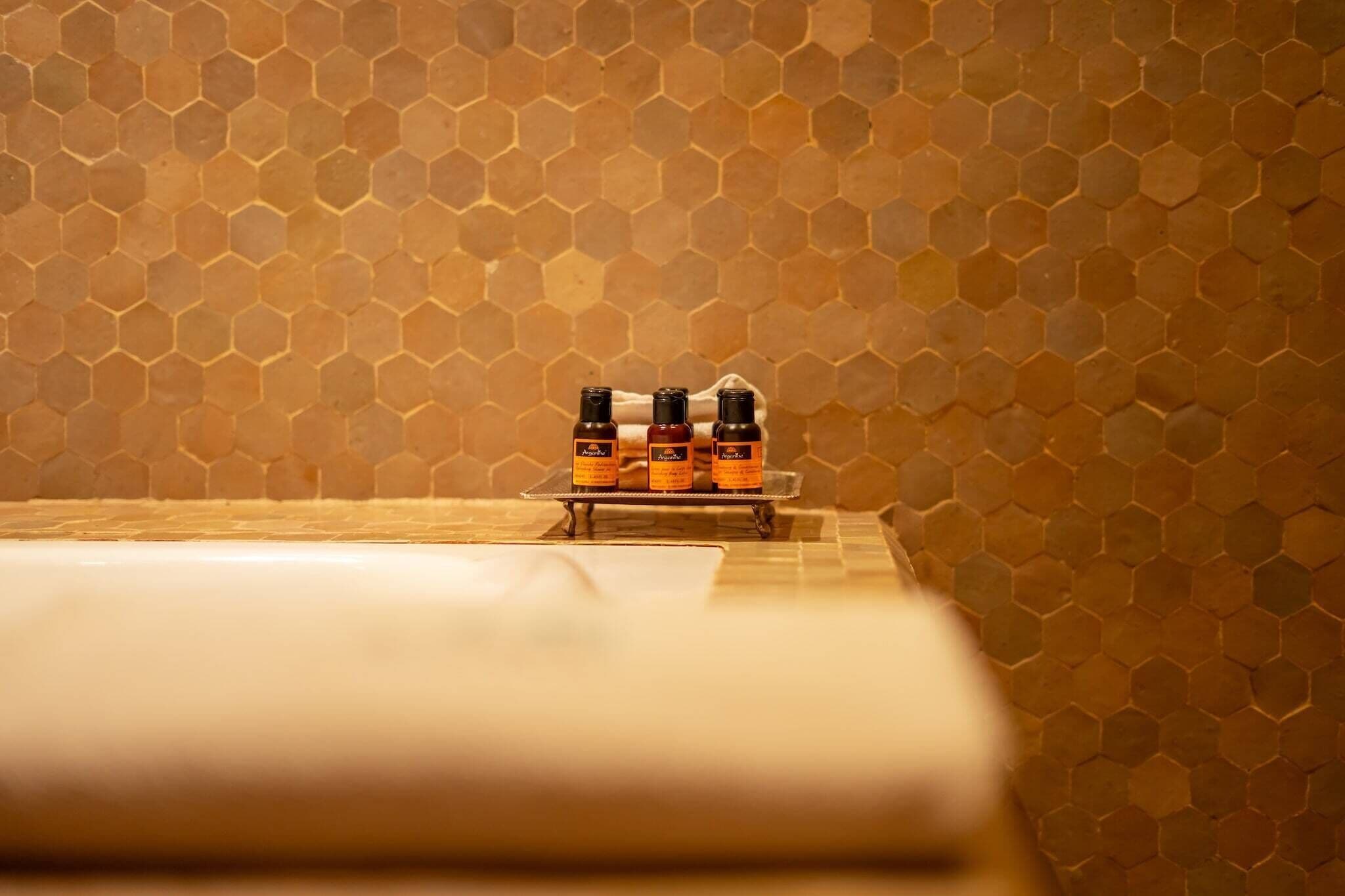 superior suite  double | bathroom | combined shower/bathtub, designer toiletries, hair dryer, bathrobes