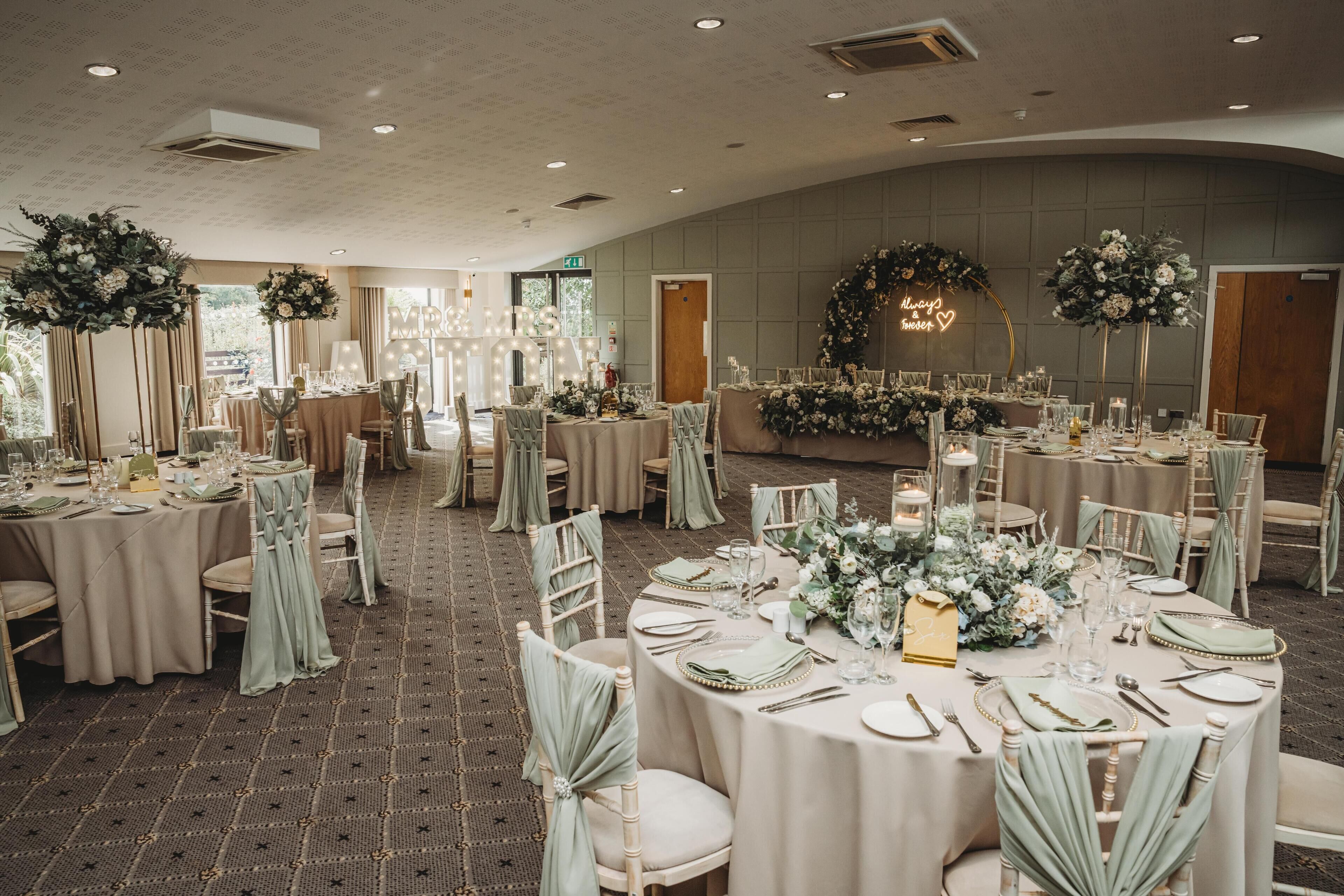 Indoor wedding