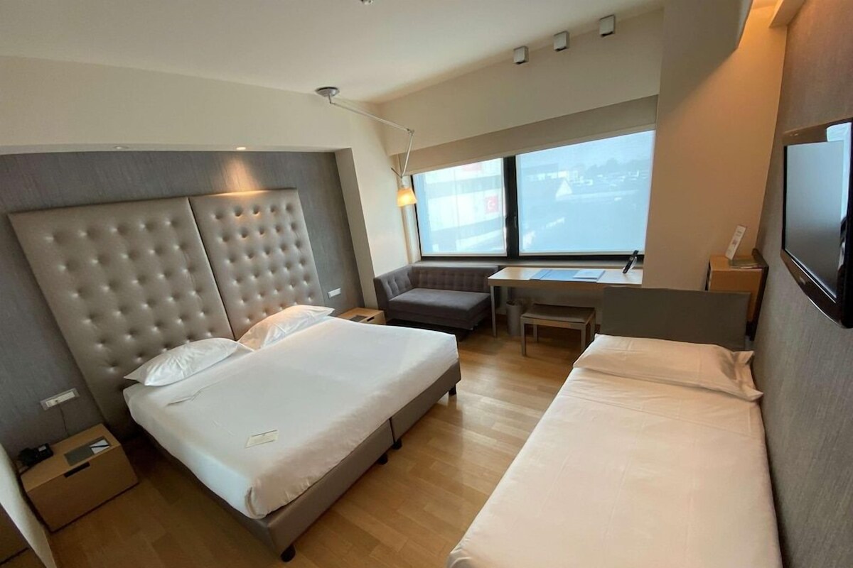 Literie hypoallergénique, couette en duvet d'oie, minibar