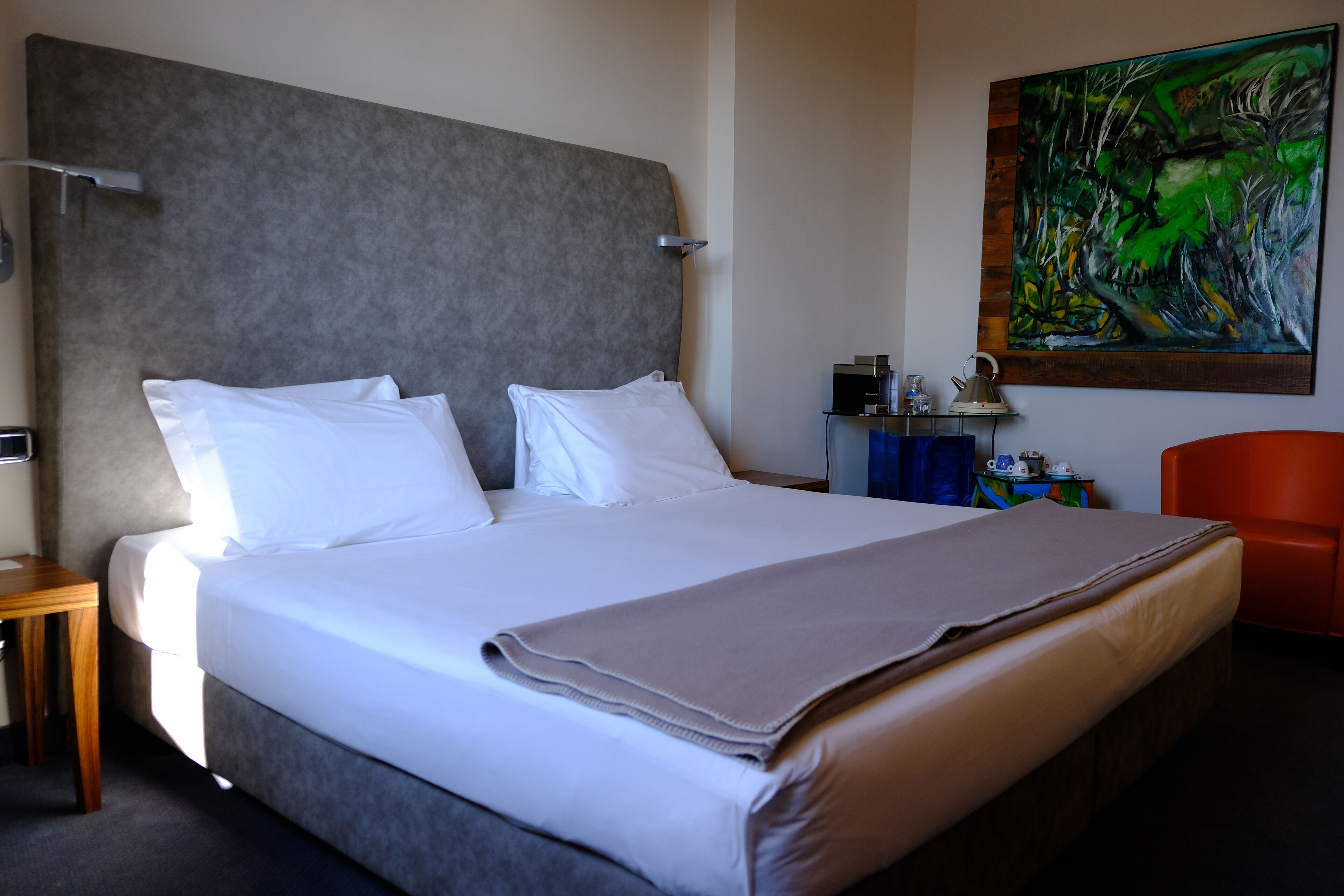 standard double room | memory-foam beds, minibar, in-room safe, individually decorated