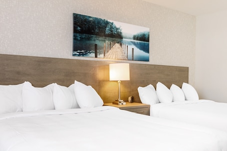 Executive Room, 2 Queen Beds | Desk, blackout drapes, soundproofing, iron/ironing board