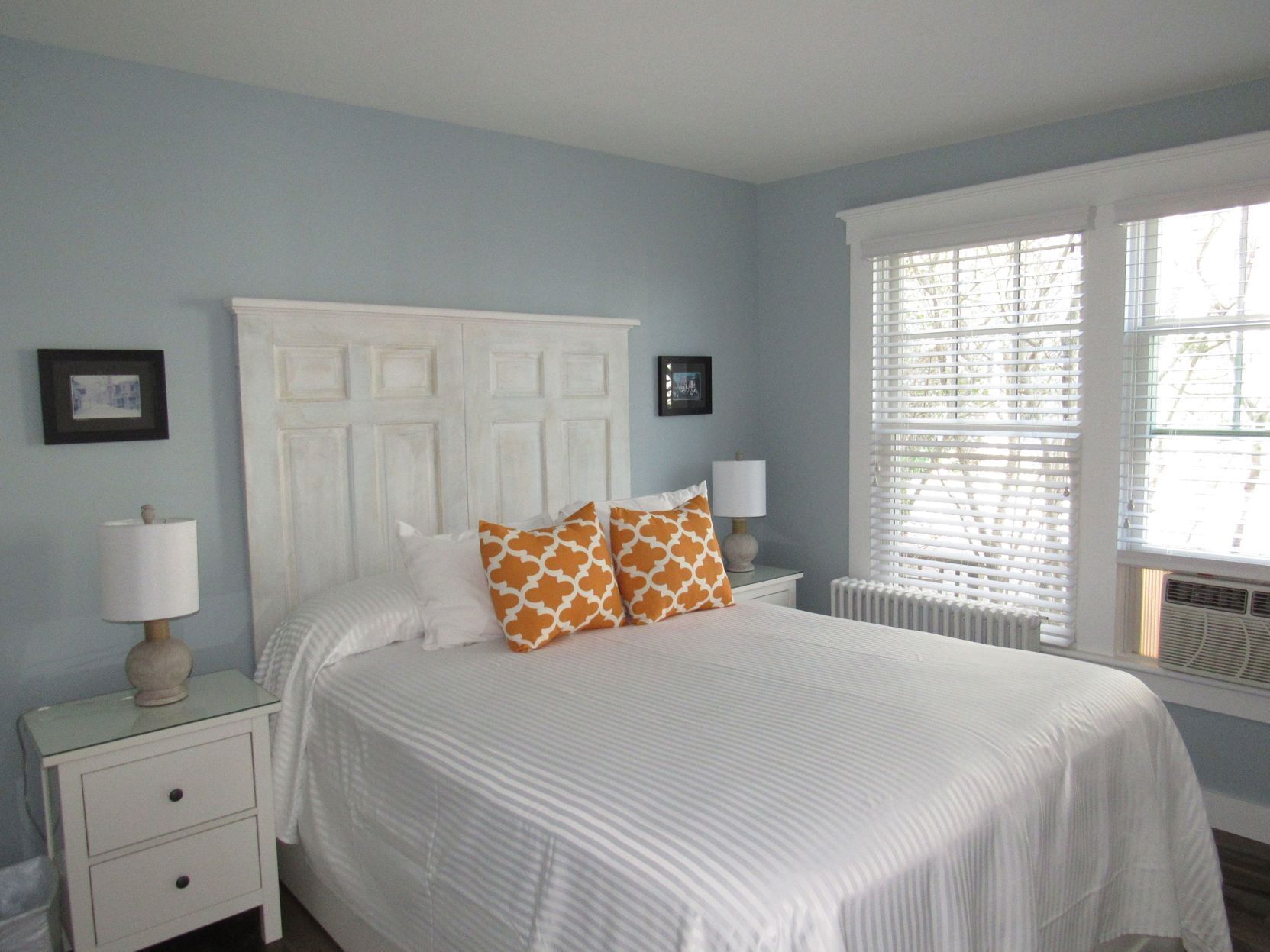 Premium bedding, blackout curtains, iron/ironing board, free WiFi