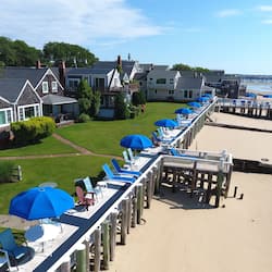 Private beach