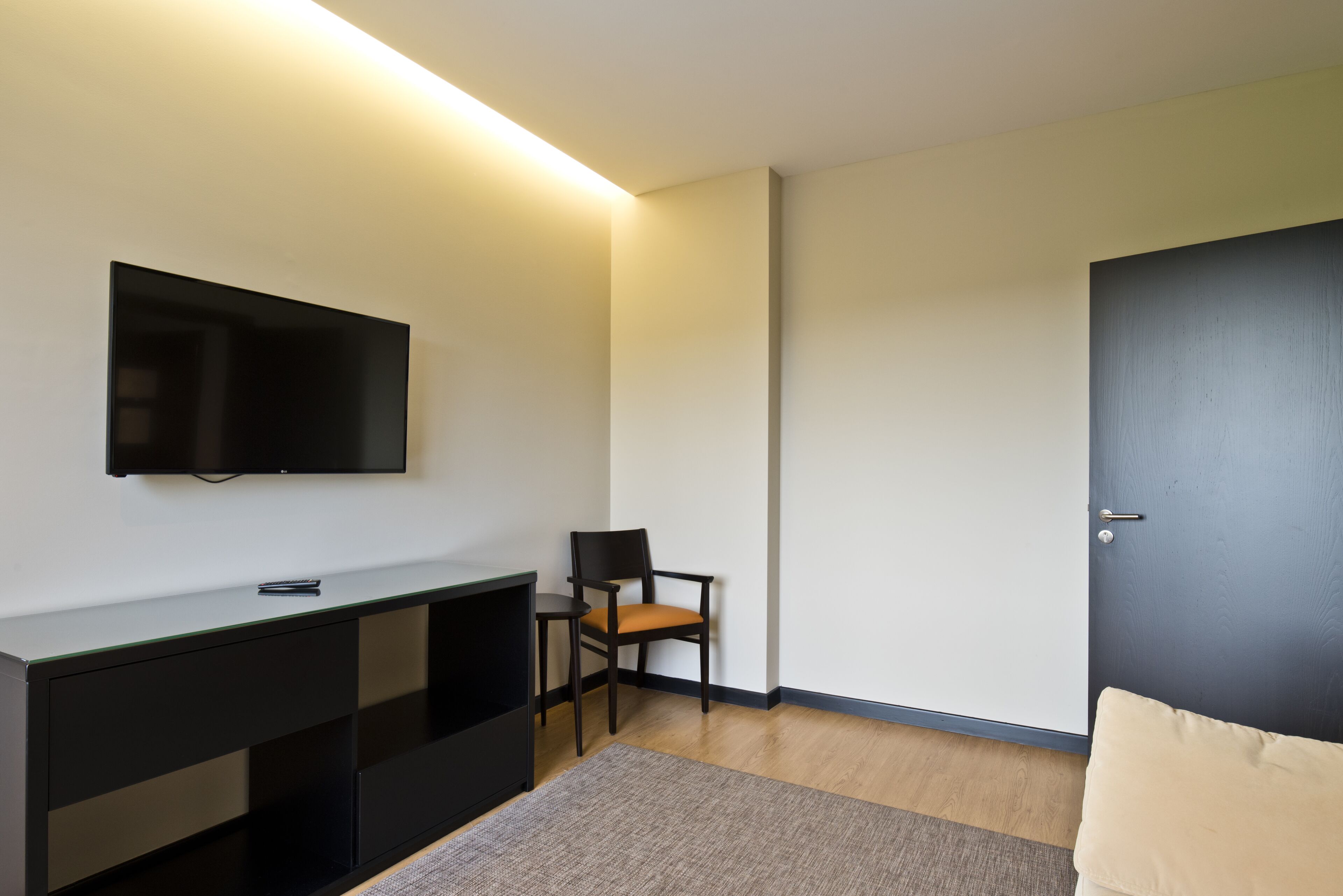 suite, 1 queen bed with sofa bed | living area | led tv, table football, ping pong