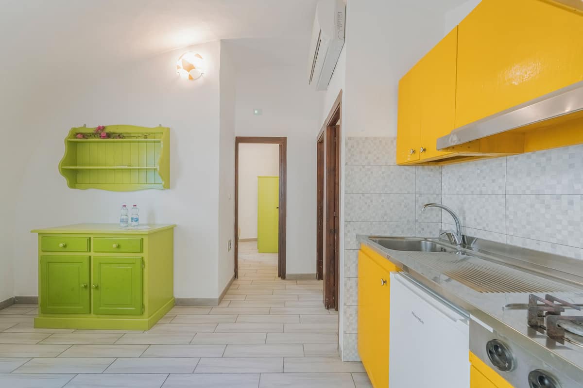 Bungalow, 2 Schlafzimmer, Kochnische | Bettwäsche