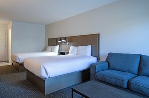 Room, 2 Queen Beds, Balcony, River View | Iron/ironing board, free WiFi, bed sheets