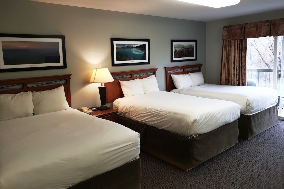 Suite, 3 Queen beds | 1 bedroom, iron/ironing board, free WiFi, bed sheets