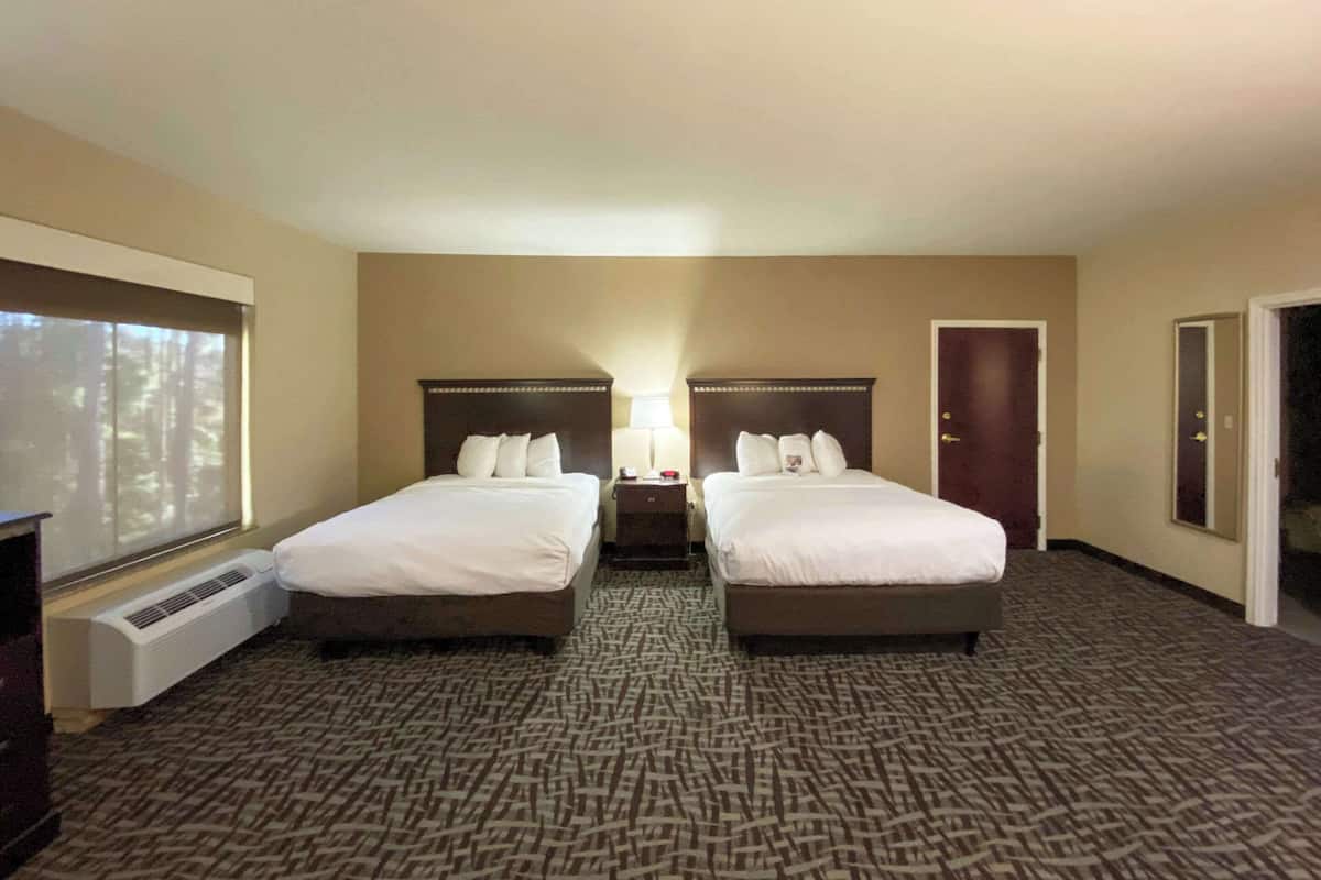 Queen Suite Deluxe Accessible | Egyptian cotton sheets, premium bedding, down comforters, pillowtop beds