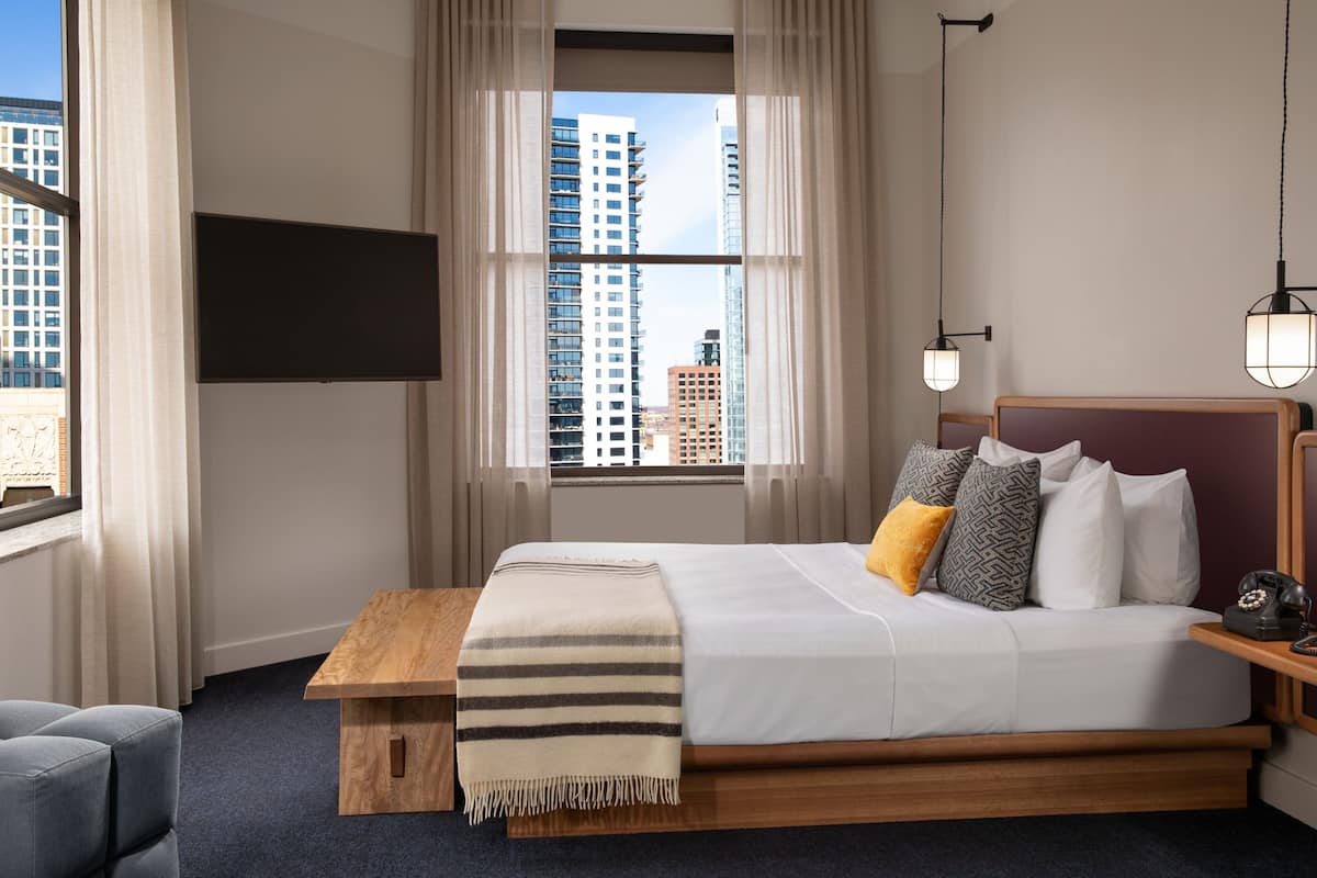 Premium bedding, pillowtop beds, in-room safe, desk