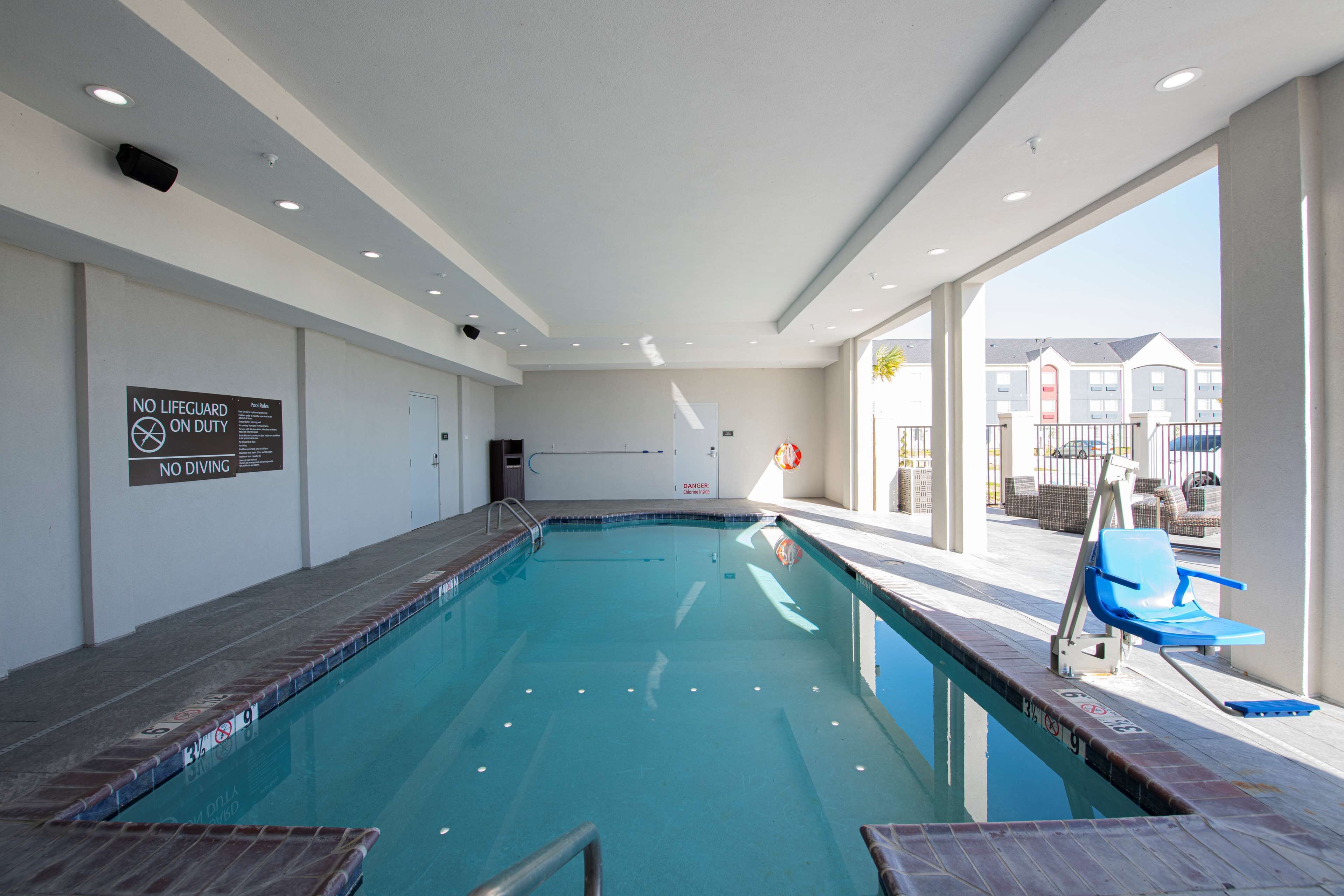 indoor pool, outdoor pool